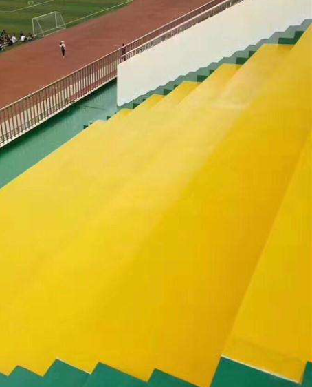 西乡塘球场台阶翻新修补改造